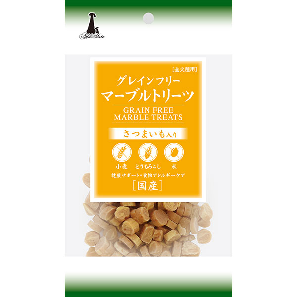 楽天市場 アドメイト グレインフリーマーブルトリーツ さつまいも入り 60g 鶏 チップ 国産 犬用おやつ 全犬種 Add Mate Petio Online Shop 楽天市場店