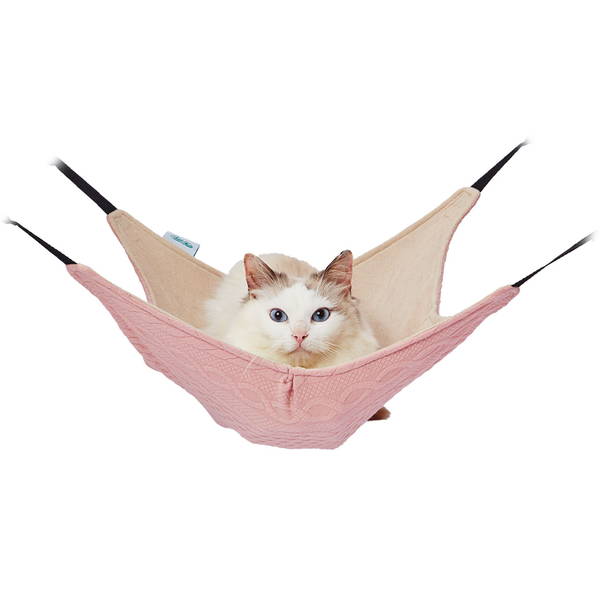 50%OFF!】 ペティオ Petio 猫用 necocoキャットハンモック ワッフルamp;ニット ナチュラルカラー