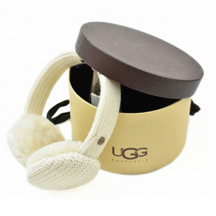 【確実正規品】UGG アグ　イヤーマフラー　イヤマフ　ベージュブラウン 楽天市場】UGG アグ イヤーマフラー 全4色 EMBROIDERED LOGO