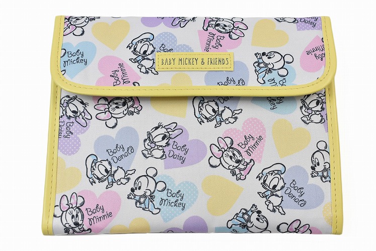 35％OFF ディズニー 母子手帳ケース ジャバラタイプ DJM-2303 Disney ミッキー フレンズ Mickey マルチケース カードケース  ＆ 通帳入れ 母子手帳ケース
