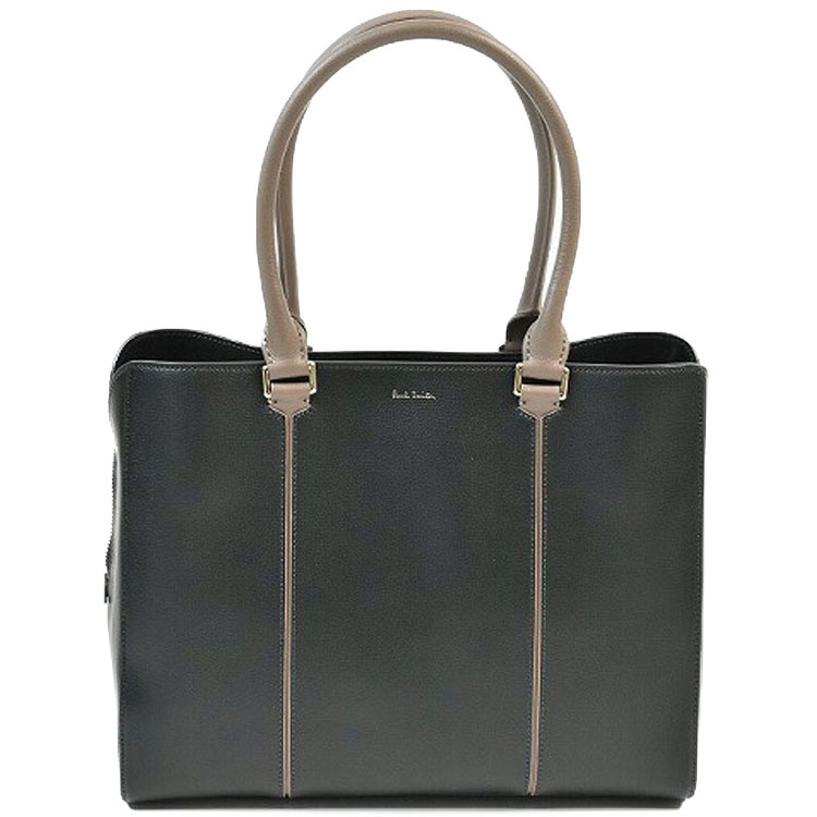 Paul Smith シグネチャージップストライプ トートバッグ ブラック Paul Smith｜シグネチャーストライププラー トートバッグ