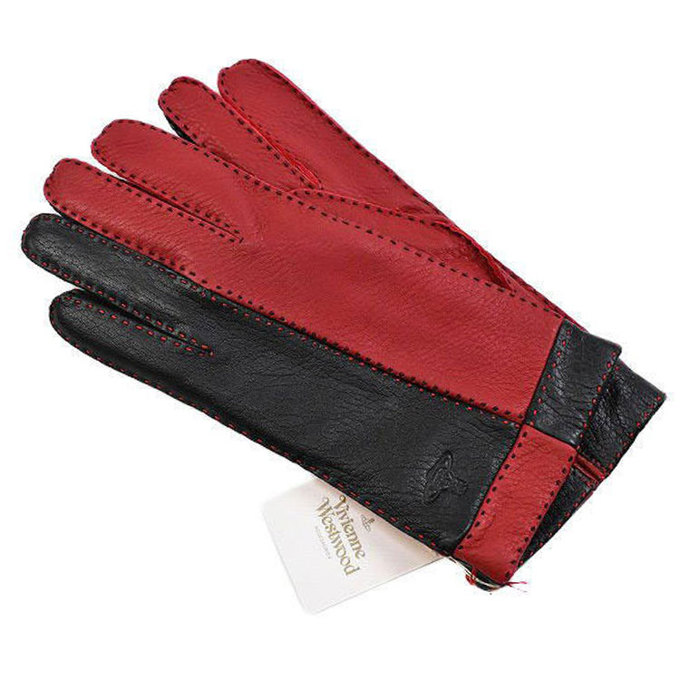 新品未使用 Vivienne Westwood ロング手袋 レザー 黒×グレー 楽天市場】ヴィヴィアンウエストウッド 手袋の通販