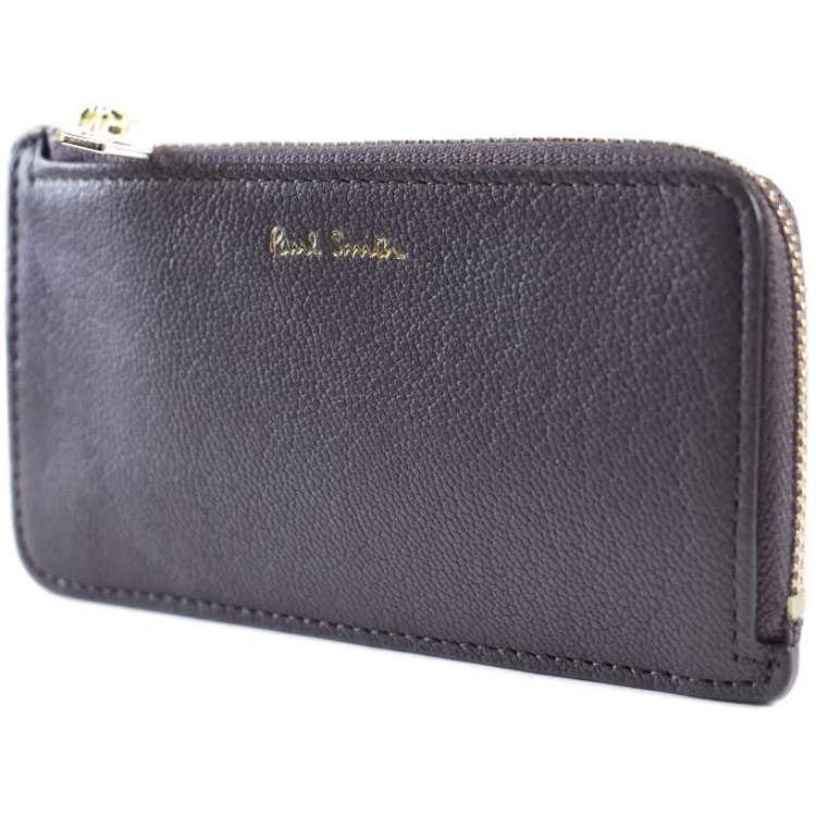 ポールスミス カードケース コインケース 小銭入れ レディース ブランド Paul Smith カラースロット キーホルダー 付 パスケース 定期入れ キーケース 本革 革 専用箱付 グレー 女性 10代 20代 30代 40代 50代 60代 プレゼント ギフト おしゃれ かわいい スリム 薄型 BPW051