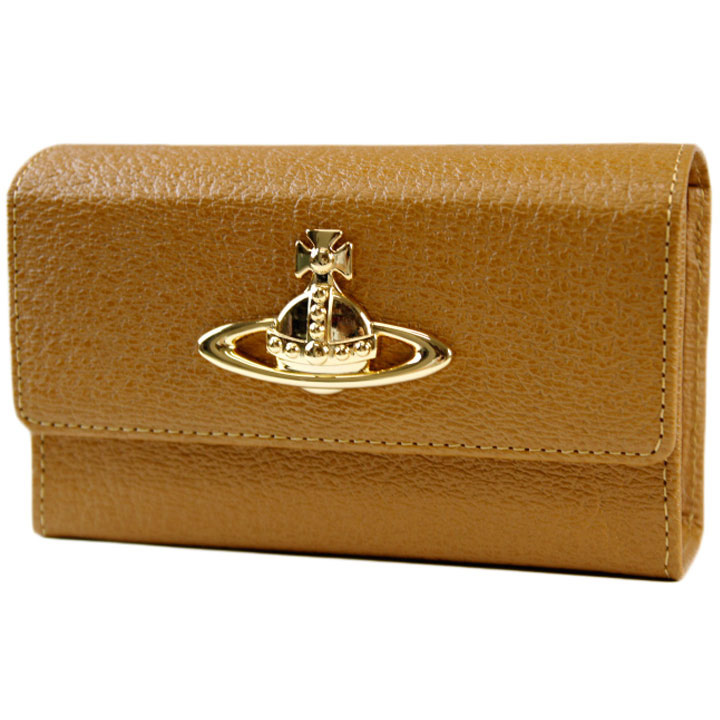 ヴィヴィアン ウエストウッド レディース シガレットケース かぶせ ブランド Vivienne Westwood EXECUTIVE 電子タバコケース マルチケース 専用箱付 キャメル 20代 30代 40代 50代 おしゃれ 女性 婦人 本革 レザー
