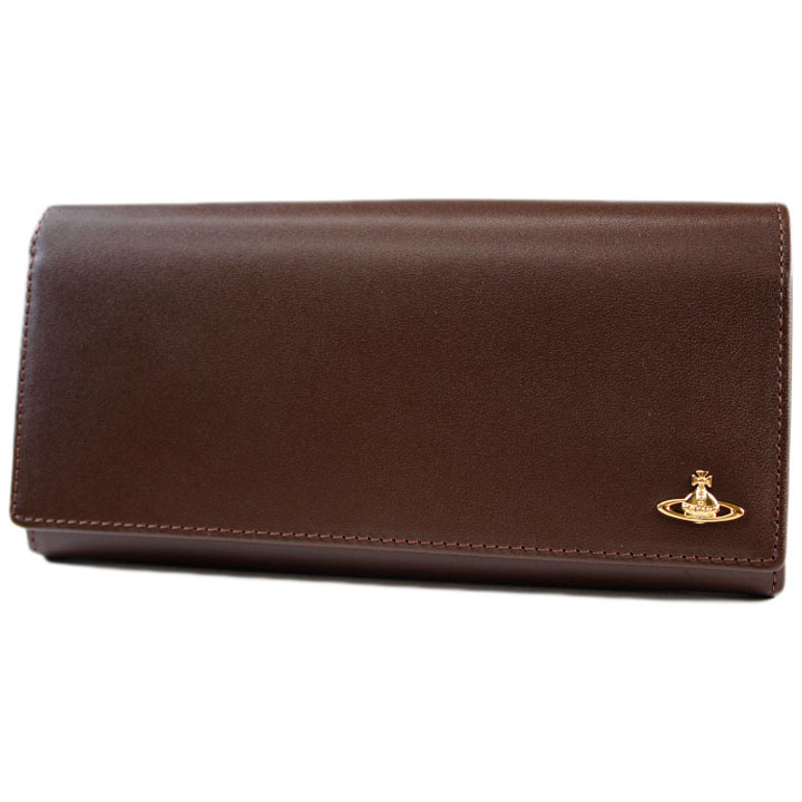 ヴィヴィアン 酉の方角材木 長紙入れ 紙入れ レディース ブランド名 Vivienne Westwood ヴィンテージウォーターオーブ VINTAGE WATER ORB 下げ翼 かぶせ 紙入れ 専用箱付 濃茶 まっ黒い 赤銅色 御上さん 御上さん 本革 20代 30代 40代 50代 60代 格好のいい 3118M103