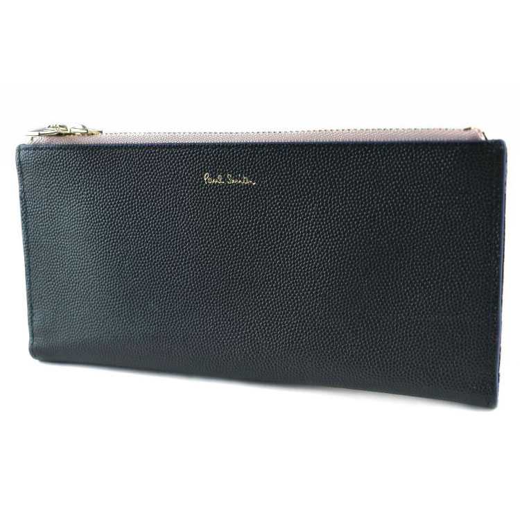 ポールスミス 長財布 財布 レディース ブランド Paul Smith ダブルジップ 専用箱付 ダーク グリーン 女性 婦人 本革 薄型 さいふ BPW254