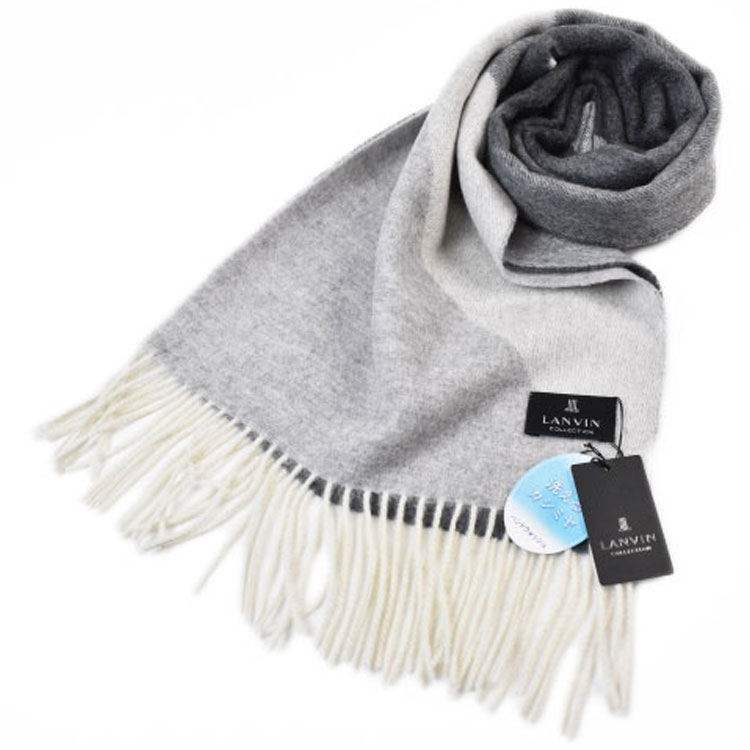 美品 LANVIN ランバン ポンチョ カシミヤ100% レッキスファー 黒 楽天市場】ランバン コレクション マフラー レディース ブランド