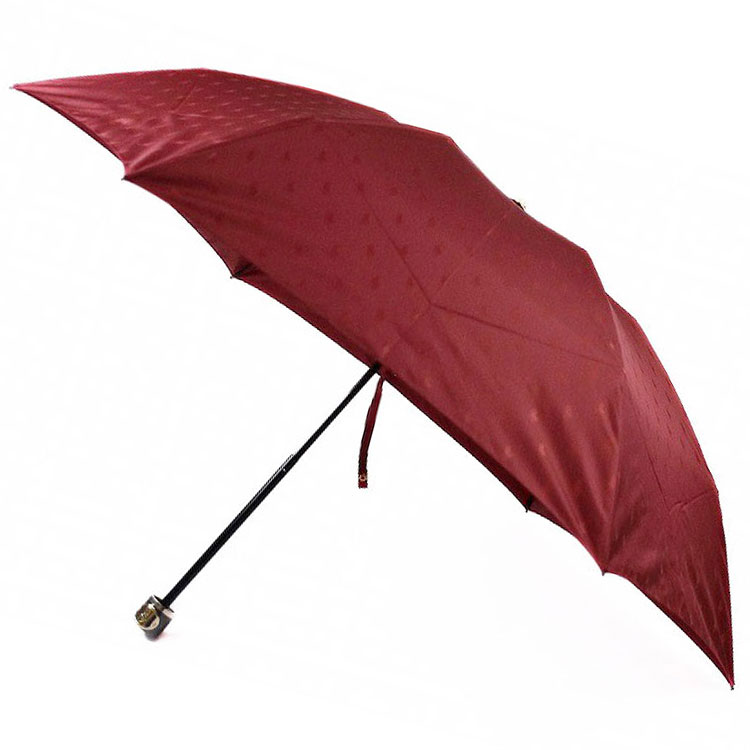 未使用品　Polo RalphLaurenポロラルフローレン 傘 赤白ドット水玉 折りたたみ傘 水玉（折りたたみ傘）｜POLO RALPH LAUREN（ポロ ラルフ