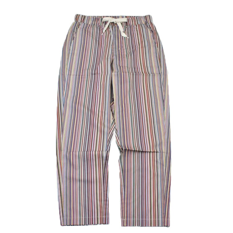 ポールスミス ルームウェア ロングパンツ パンツ 長ズボン メンズ ブランド Paul Smith ラウンジウエア LOUNGEWEAR シグネチャー ストライプ マルチカラー 部屋着 M L LL レッド 20代 30代 40代 50代 プレゼント ギフト 父の日 おしゃれ 男性 紳士