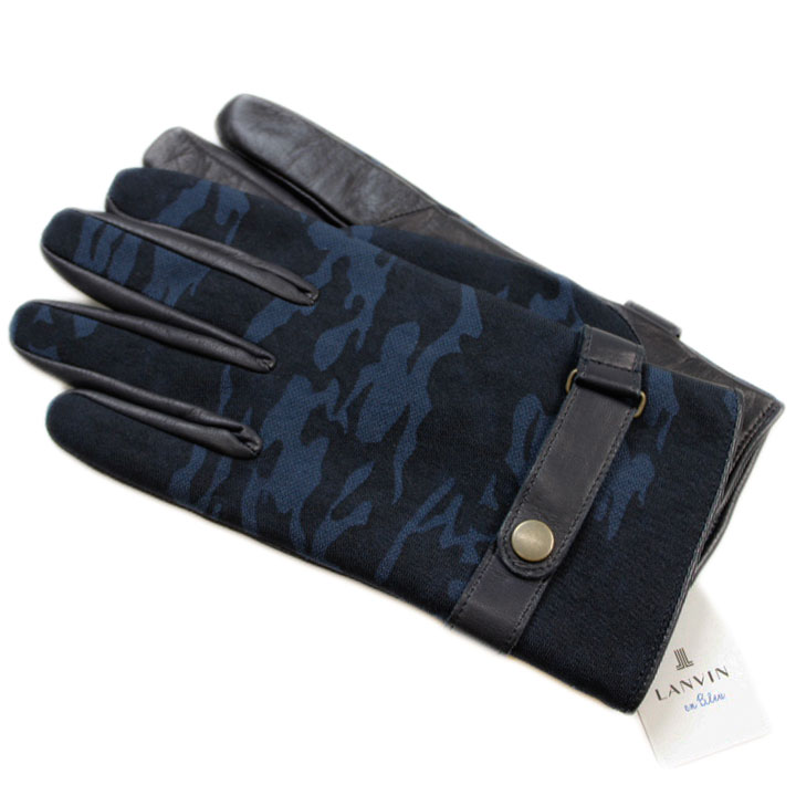 楽天市場】ランバン オン ブルー 手袋 メンズ ブランド LANVIN en Bleu