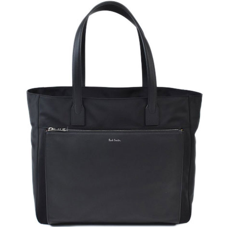 ポールスミス　黒のビジネスバッグ 青のハンドル付き Paul Smith ONLINE SHOP｜ポール・スミス