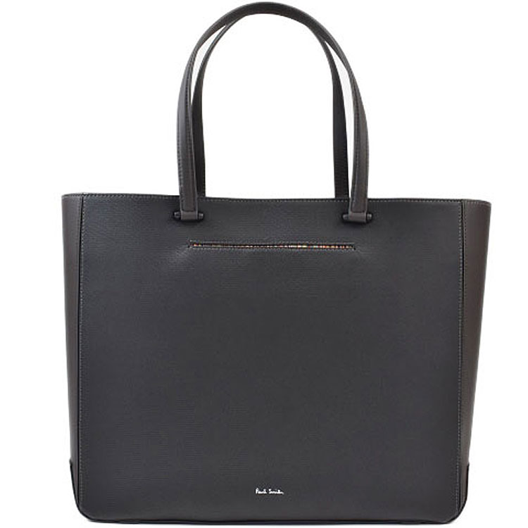 【未使用級】 ポールスミス トートバッグ 大容量 レザー メンズ ビジネスバッグ Paul Smith ポールスミス トートバッグ a4 大きめ ファスナー付き