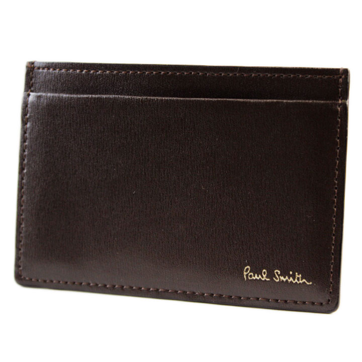 極点スミス 通り手形入れもの 歌留多入れもの メンズ ブランド名 Paul Smith シティエンボス 専用箱付 チョコレート 茶 成人男性 成人男性 本革 定期入れ ブランド名 50代 40代 30代 20代 10代 商行為 今めかしい 差し上げ物 PSC300