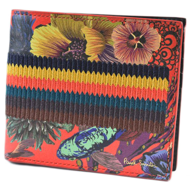 楽天市場】ポールスミス Paul Smith 小銭付2つ折り財布 型押しワニ