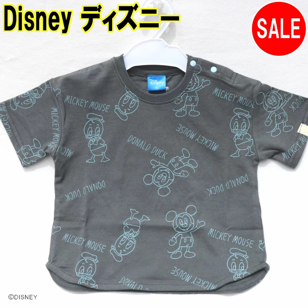 楽天市場】Disney ディズニー 子供服 Ｔシャツ 半袖 ミッキー ドナルド 総柄 ブルー (サイズ：90.95) 32110207980 :  プチアーク楽天市場店