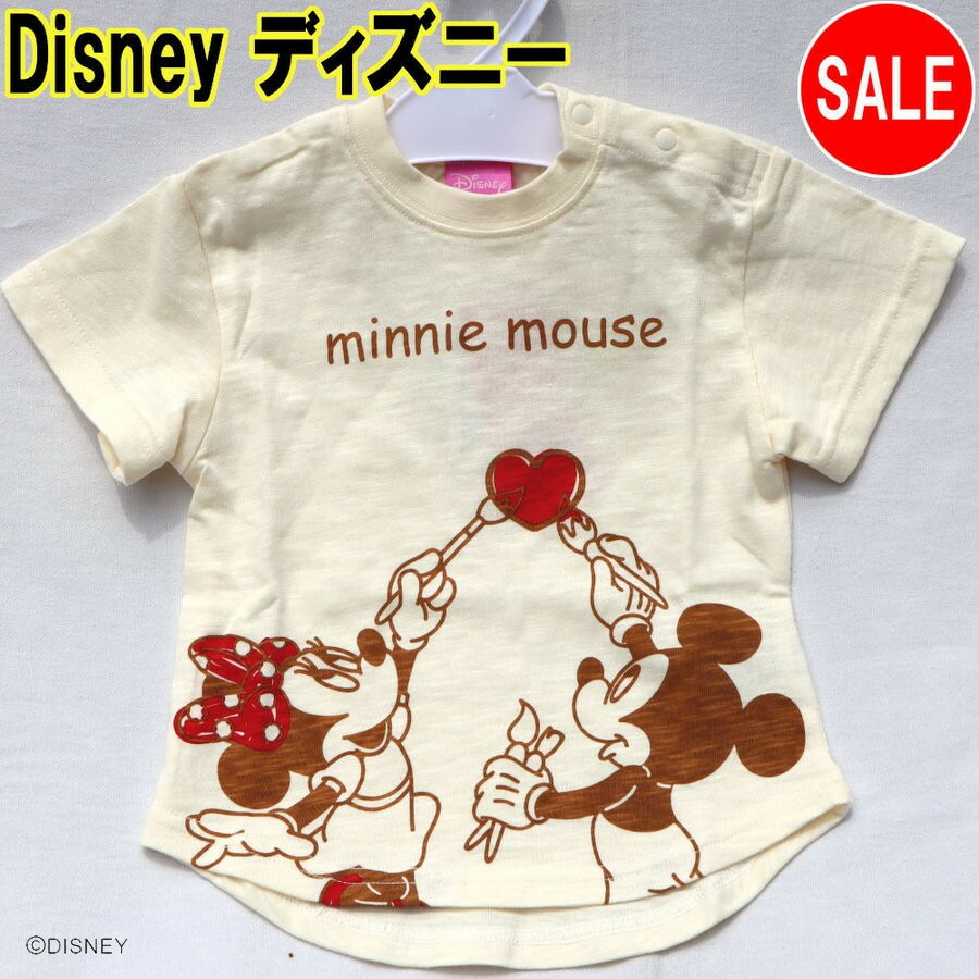 楽天市場】Disney（ディズニー） 子供服 Ｔシャツ 半袖 ミニー デイジー 総柄 イエロー サイズ：90 32110208140 :  プチアーク楽天市場店