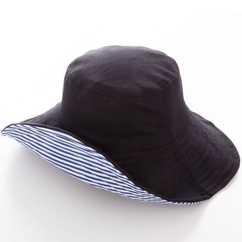 petitark: 99% of foldable reversible UV hat black horizontal ...