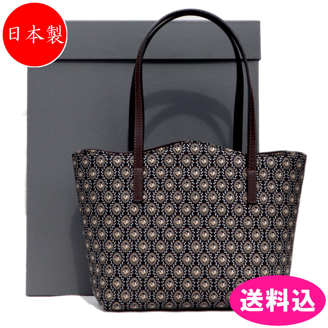 印傳屋　印伝　しらべ　バッグ　手提げ　ハンドバッグ　鹿革　しらべ　7011　鈴蘭｜プチアーク店