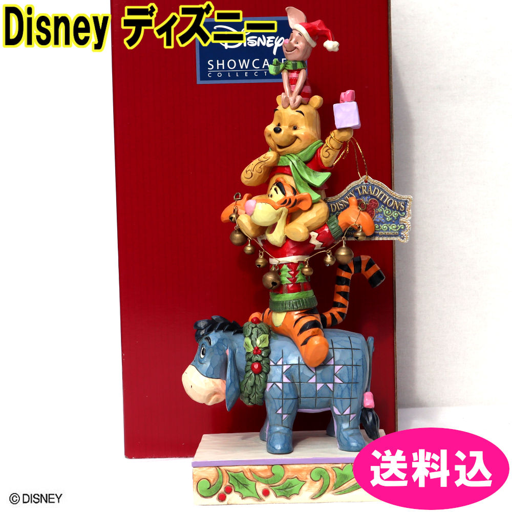 ディズニー フィギュア Disney Traditions プー＆フレンズ スタッキング ＜クリスマス＞ 6015005｜プチアーク店