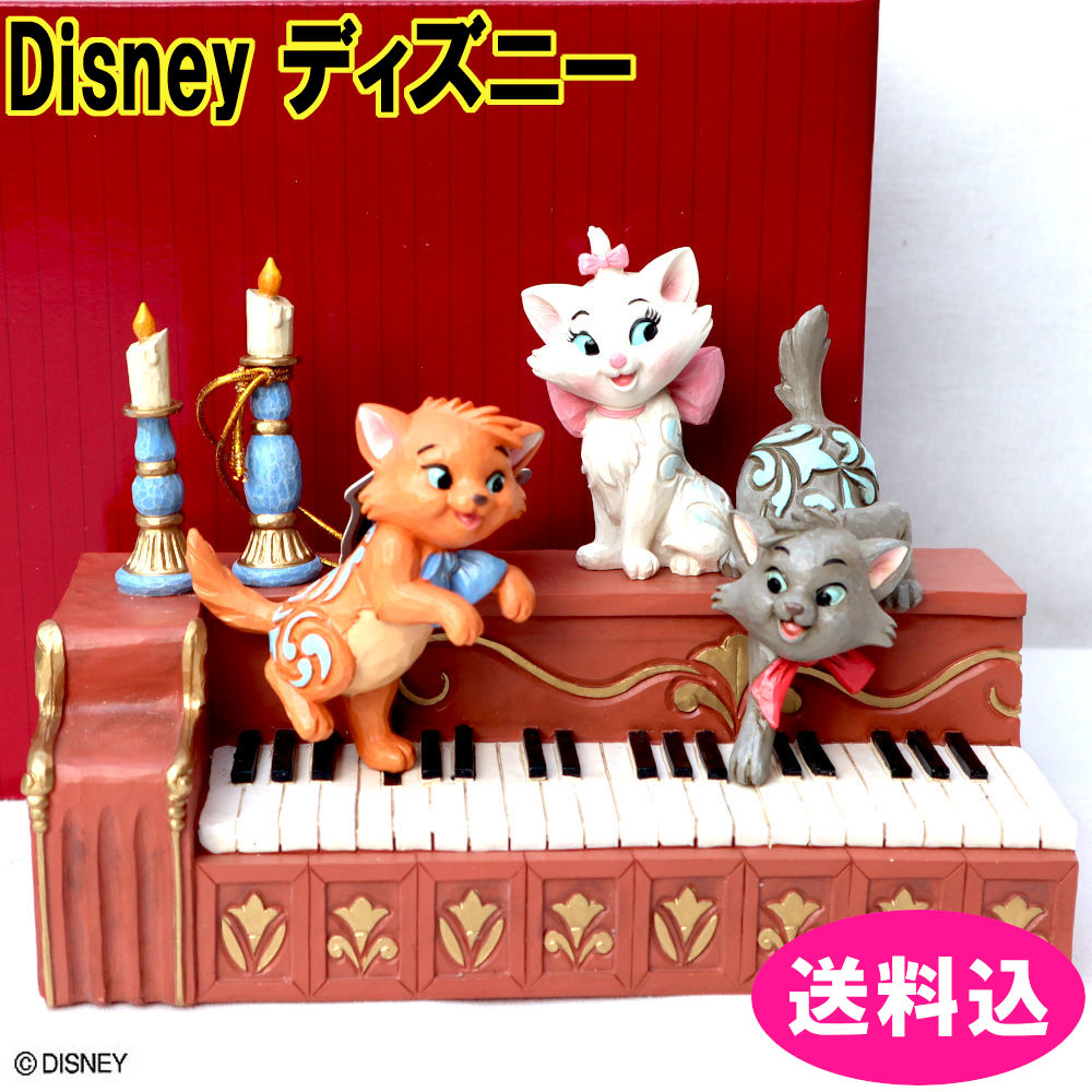 Disney Traditions ディズニー フィギュア　おしゃれキャット マリー キトゥンズピアノ 6016349画像