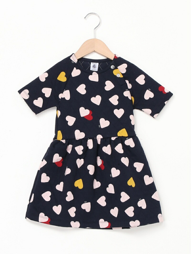 K チュビックキルティング半袖ワンピース Petit Bateau プチバトー ワンピース キッズワンピース ネイビー 送料無料 Rakuten Fashion Gamerzos Com