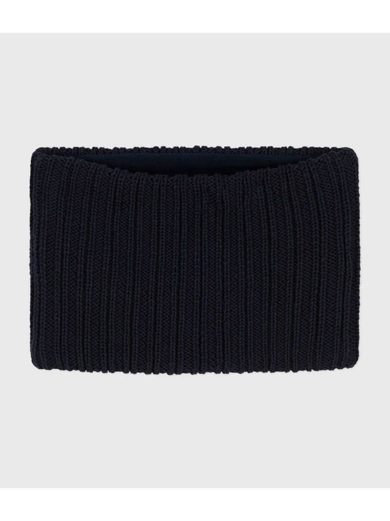 コットンニットスヌード PETIT BATEAU プチバトー ファッション雑貨 マフラー・ストール・ネックウォーマー ピンク ネイビー グレー【送料無料】[ Fashion]