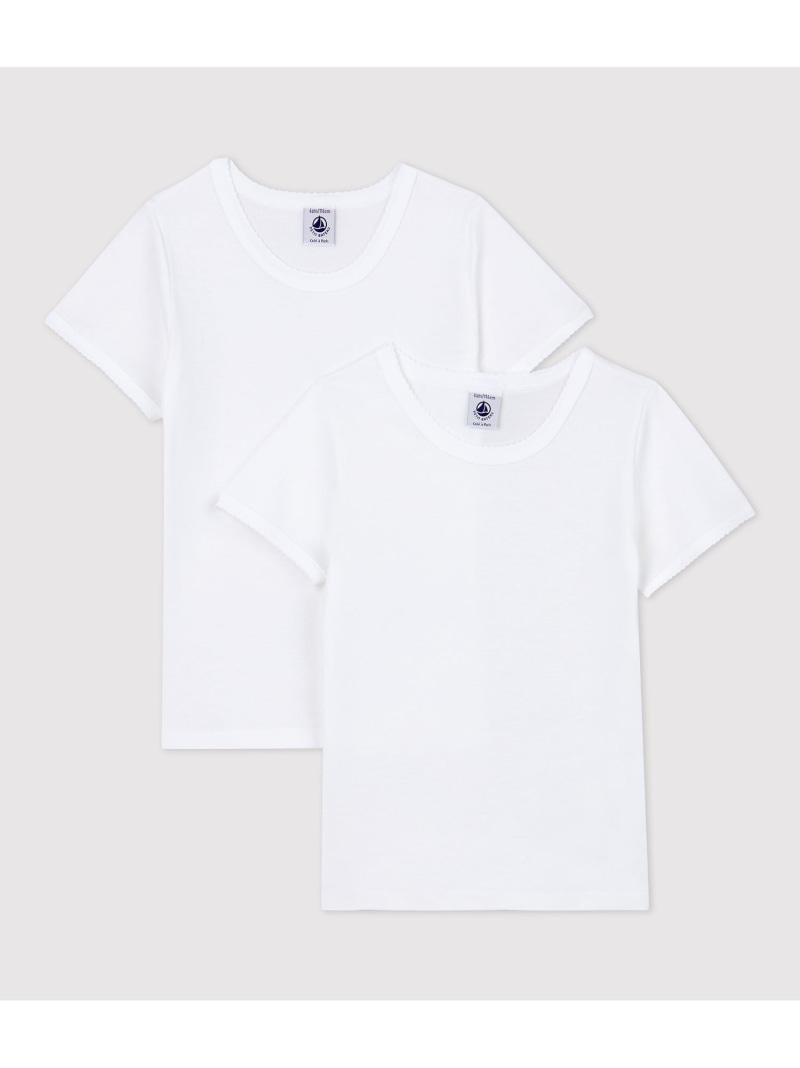 超歓迎された】 プチバトー ホワイト半袖Tシャツ 14ans kids-nurie.com