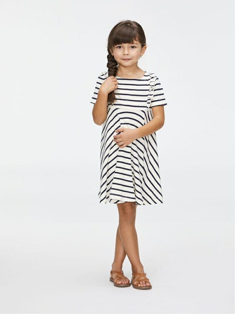 楽天市場 Rakuten Fashion Sale 40 Off K マリニエール半袖ワンピース Petit Bateau プチバトー ワンピース キッズワンピース ホワイト Rba E 送料無料 Petit Bateau