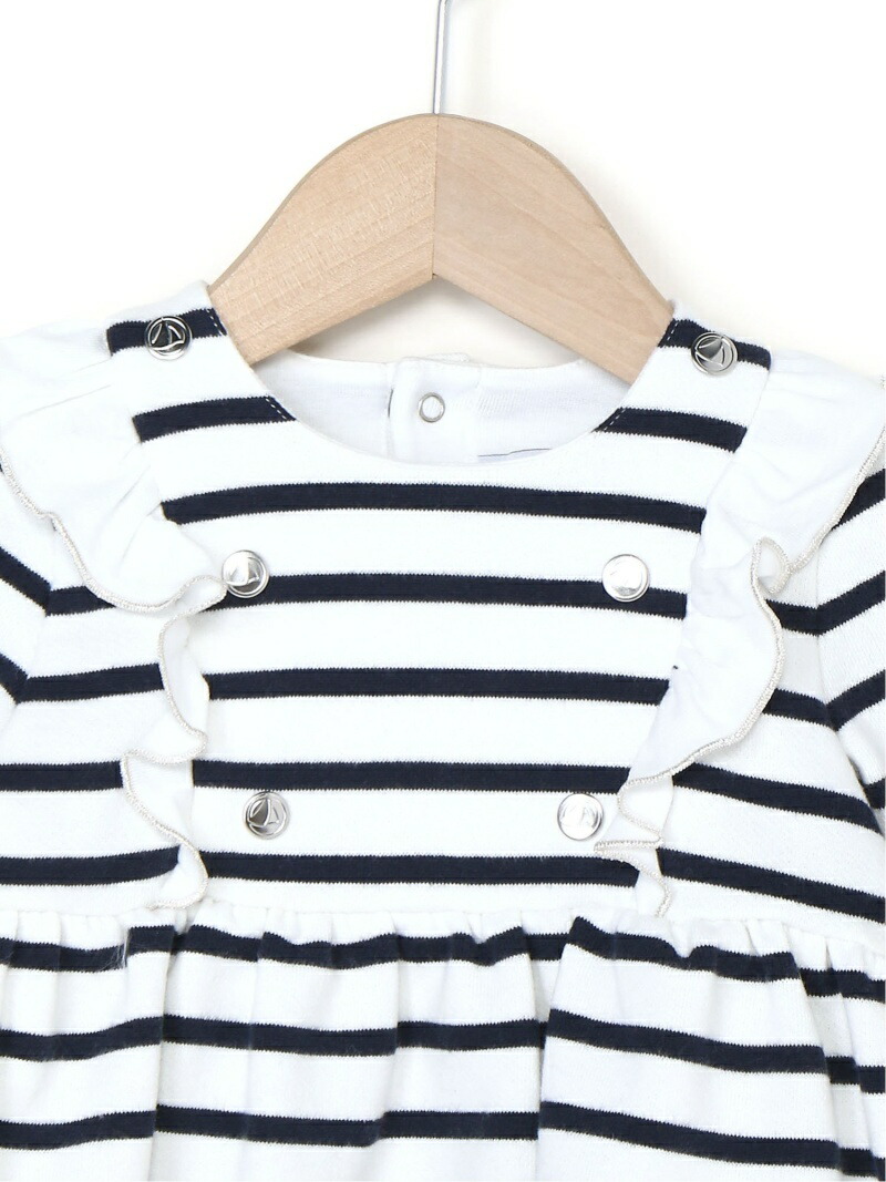 Rakuten Fashion K マリニエールスエット スライス Petit Bateau プチバトー ワンピース キッズワンピース 純白 貨物輸送無料 Alstoncompany Com