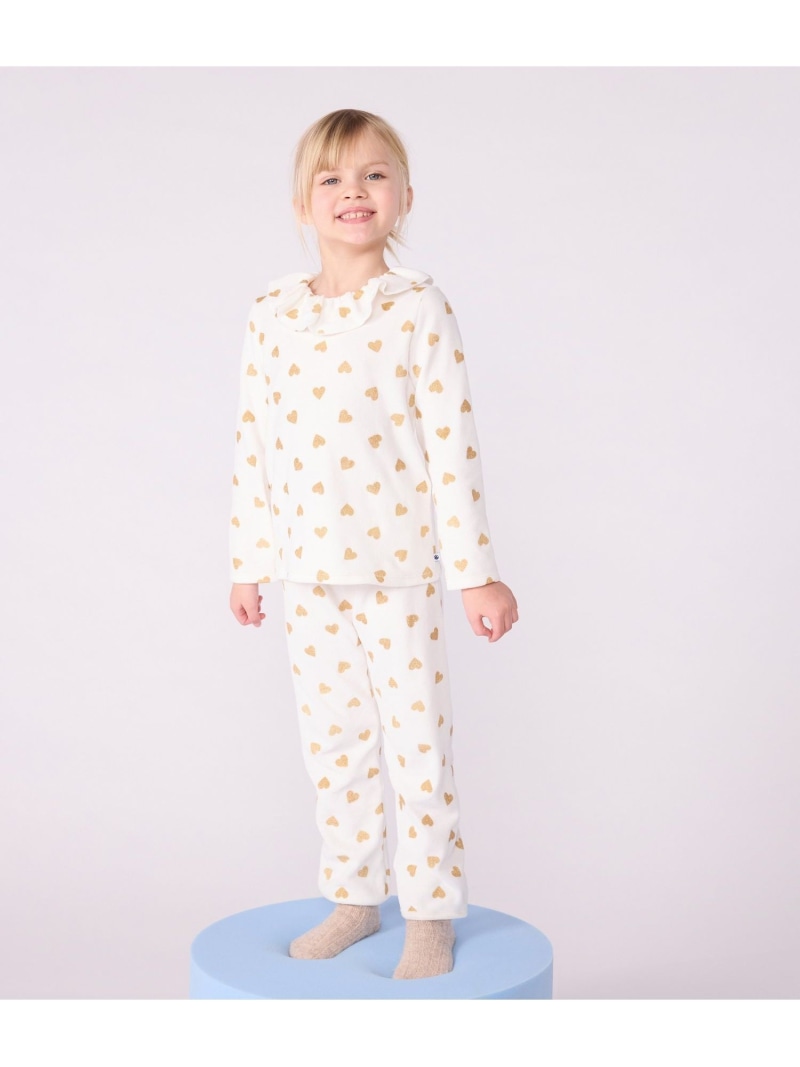 パジャマ PETIT BATEAU プチバトー 下着類・お座敷御召しもの パジャマ 白いこと【貨物輸送無料】[ Fashion]