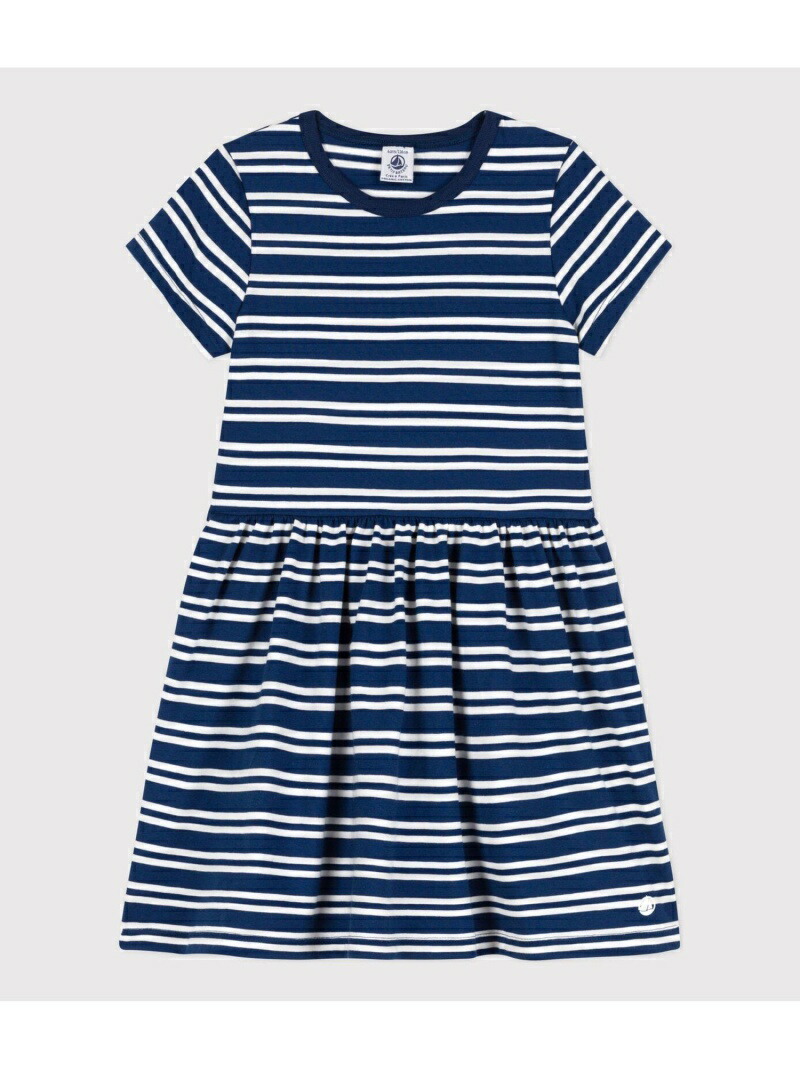 【新品】プチバトー　ダブルガーゼワンピース＆ブルマセット　24m 86㎝ PETIT BATEAU｜ダブルガーゼワンピース&ブルマセット | Rakuten