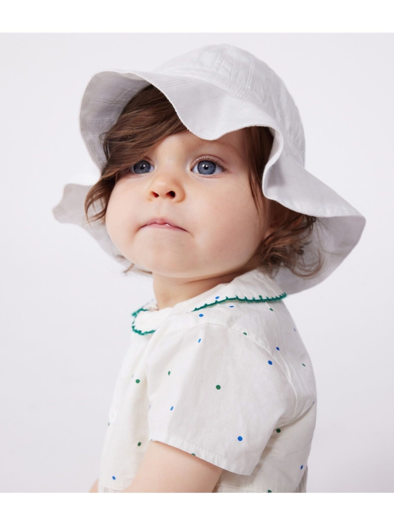 楽天市場】クロシェ PETIT BATEAU プチバトー 帽子 ハット ホワイト 