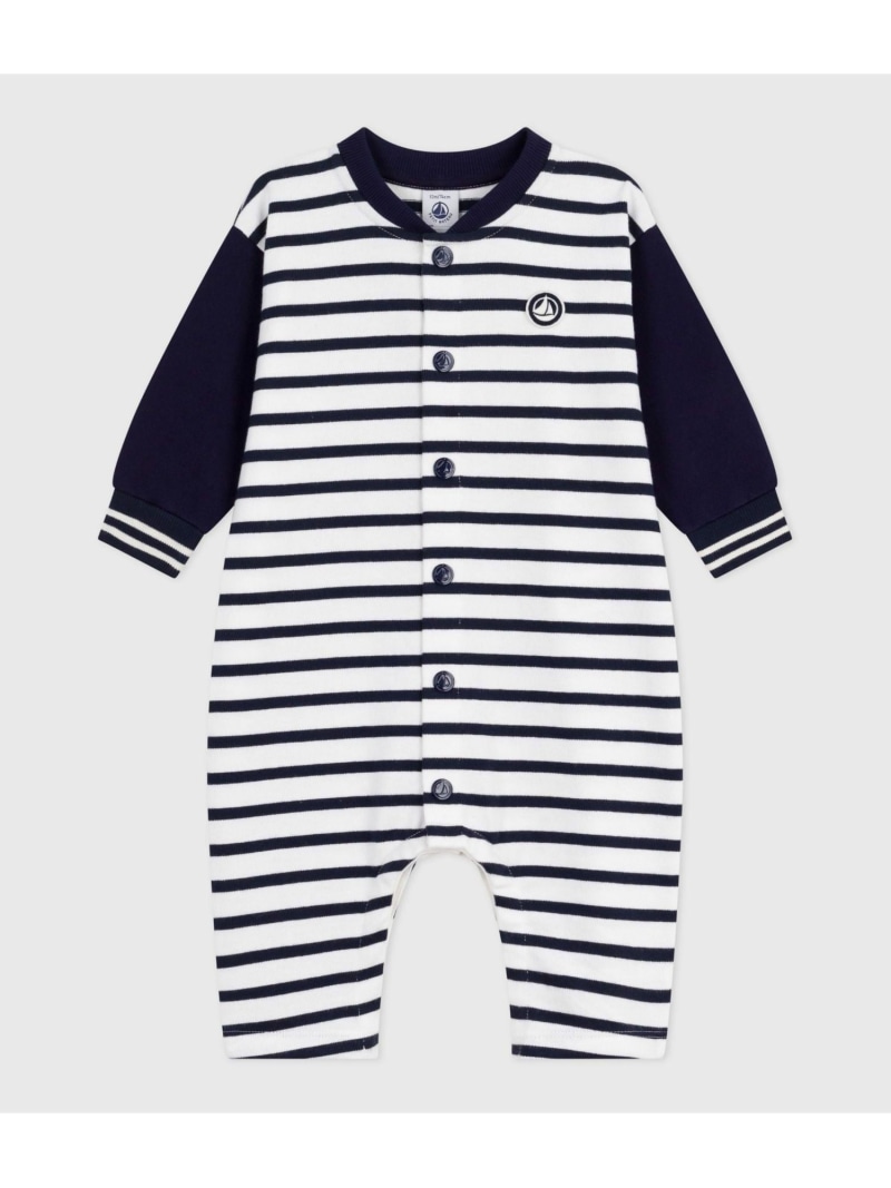 【SALE／20%OFF】コンビネゾン PETIT BATEAU プチバトー マタニティウェア・ベビー用品 ロンパース・カバーオール ホワイト【RBA_E】【送料無料】[ Fashion]｜PETIT BATEAU 7,498円