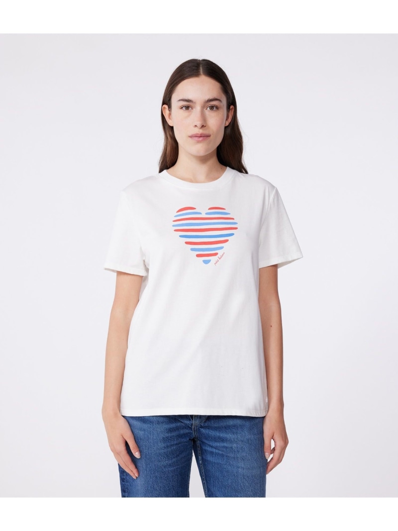 【SALE／10%OFF】半袖Tシャツ PETIT BATEAU プチバトー トップス カットソー・Tシャツ ホワイト ネイビー【RBA_E】【送料無料】[ Fashion]