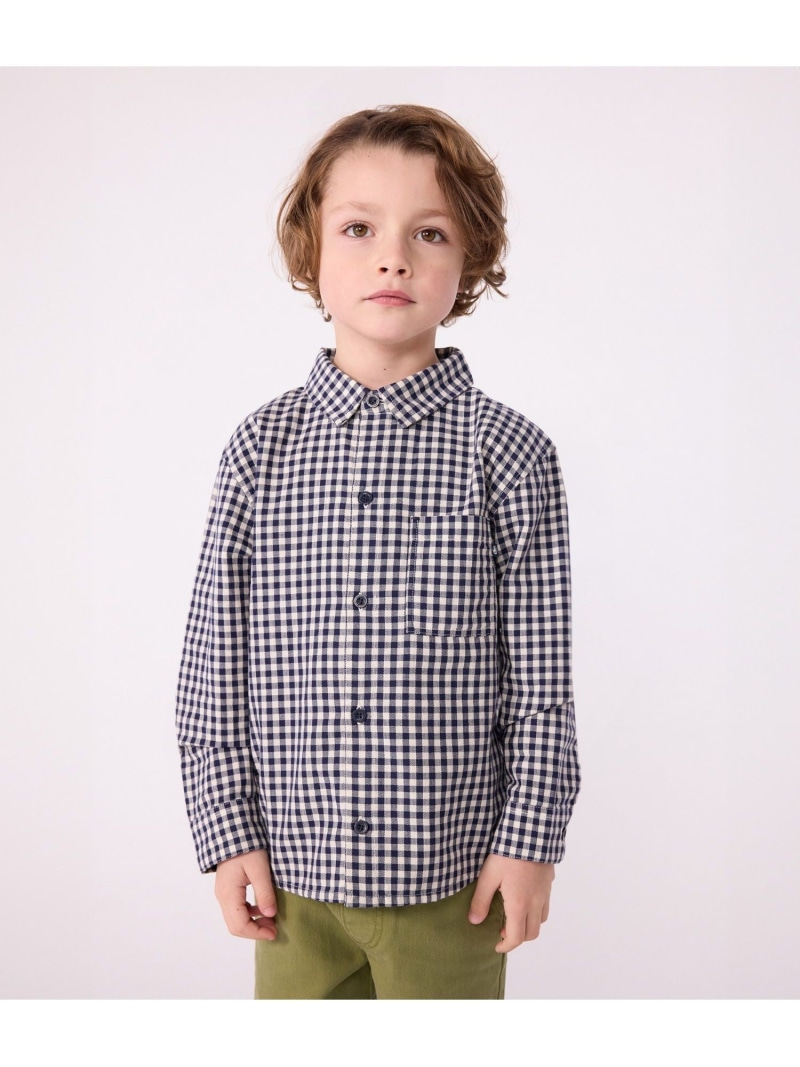 【SALE／10%OFF】シャツ PETIT BATEAU プチバトー トップス シャツ・ブラウス ホワイト【RBA_E】【送料無料】[ Fashion]