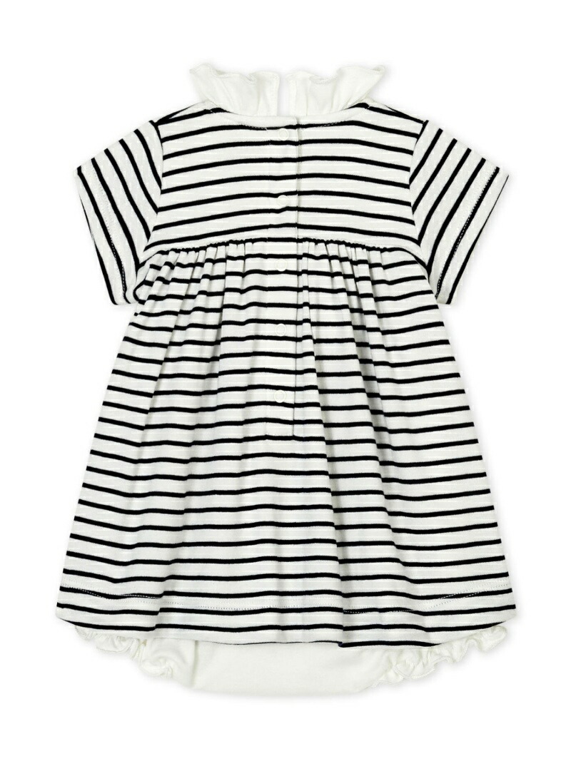 Rakuten Fashion K マリニエール衣服体幹 Petit Bateau プチバトー マタニティー みどり児 ロンパース 保障櫂 白妙 送料無料 Acilemat Com