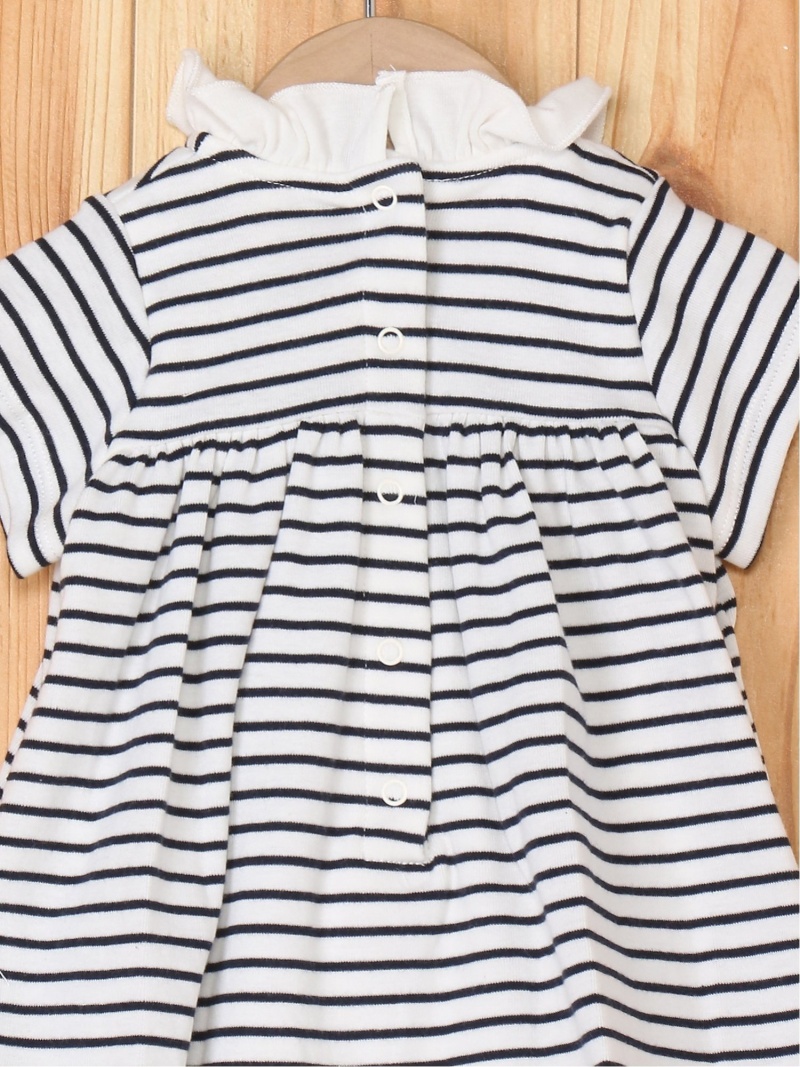 Rakuten Fashion K マリニエールウエア身 Petit Bateau プチバトー マタニティー 弁天 ロンパース 目かくし櫂 白いこと 送料無料 Daemlu Cl