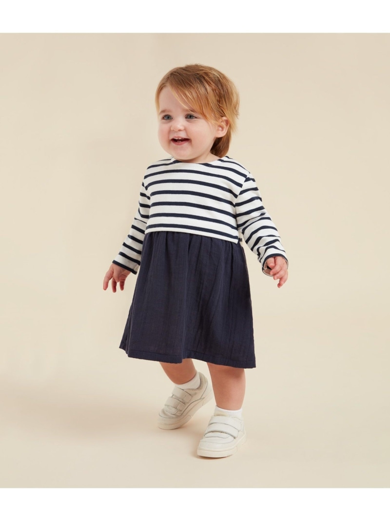 楽天市場】ニットワンピース PETIT BATEAU プチバトー ワンピース