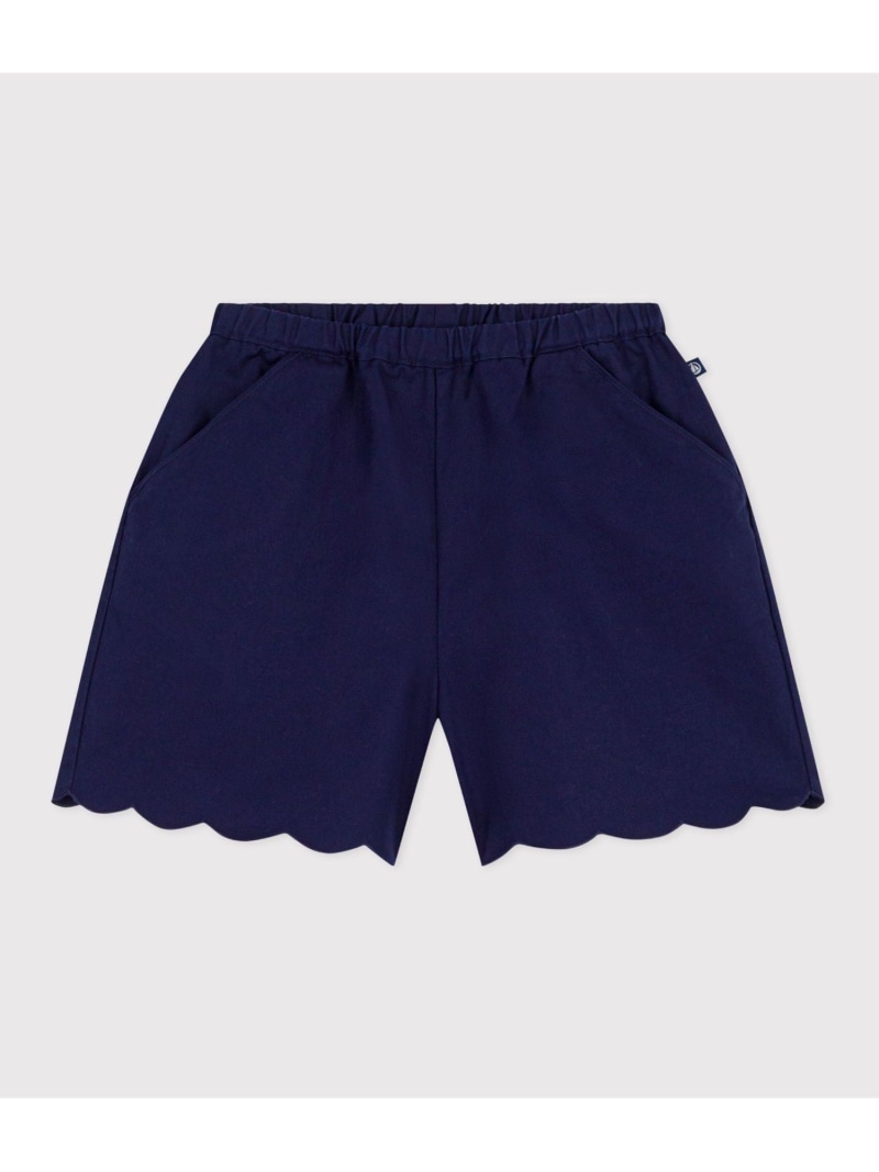 ギャバジンショートパンツ PETIT BATEAU プチバトー パンツ その他のパンツ ブルー【送料無料】[ Fashion]