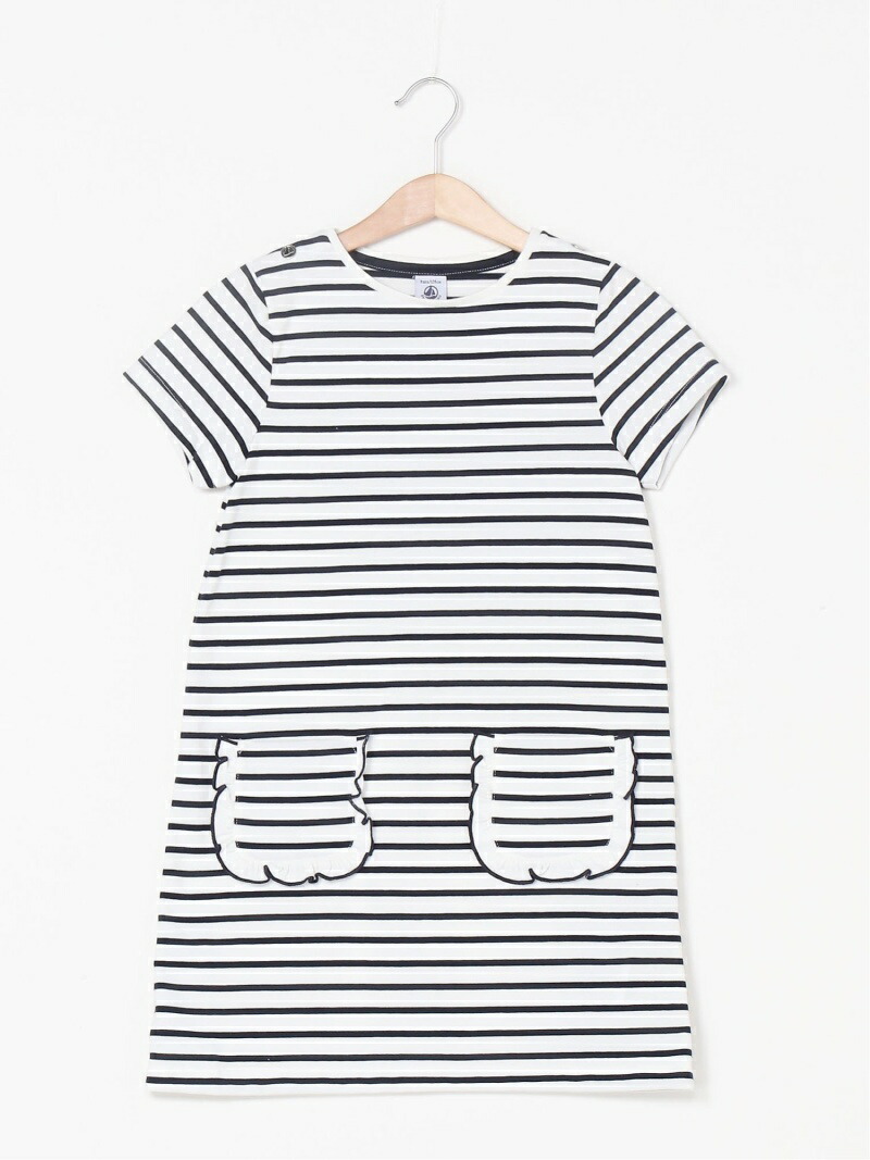 高速配送 楽天市場 K マリニエールスウェット半袖ワンピース Petit Bateau プチバトー ワンピース キッズワンピース ホワイト 送料無料 Rakuten Fashion Petit Bateau 国産 Www Lexusoman Com