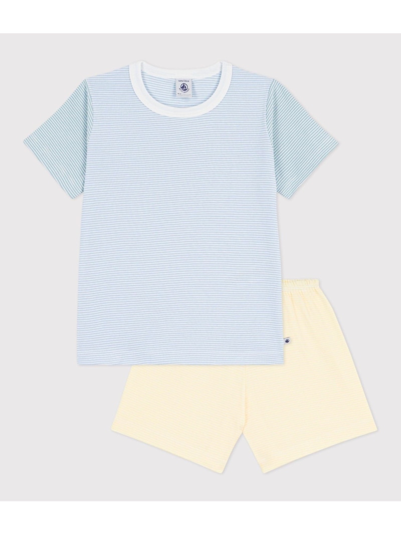 ミラレ半袖パジャマ PETIT BATEAU プチバトー インナー・ルームウェア パジャマ【送料無料】[ Fashion]