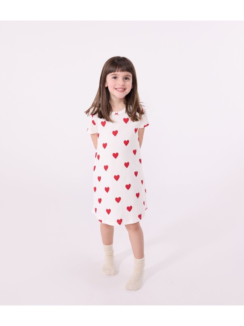 ハートプリントドレスボディ｜ベビー服・子供服通販のPETTIT