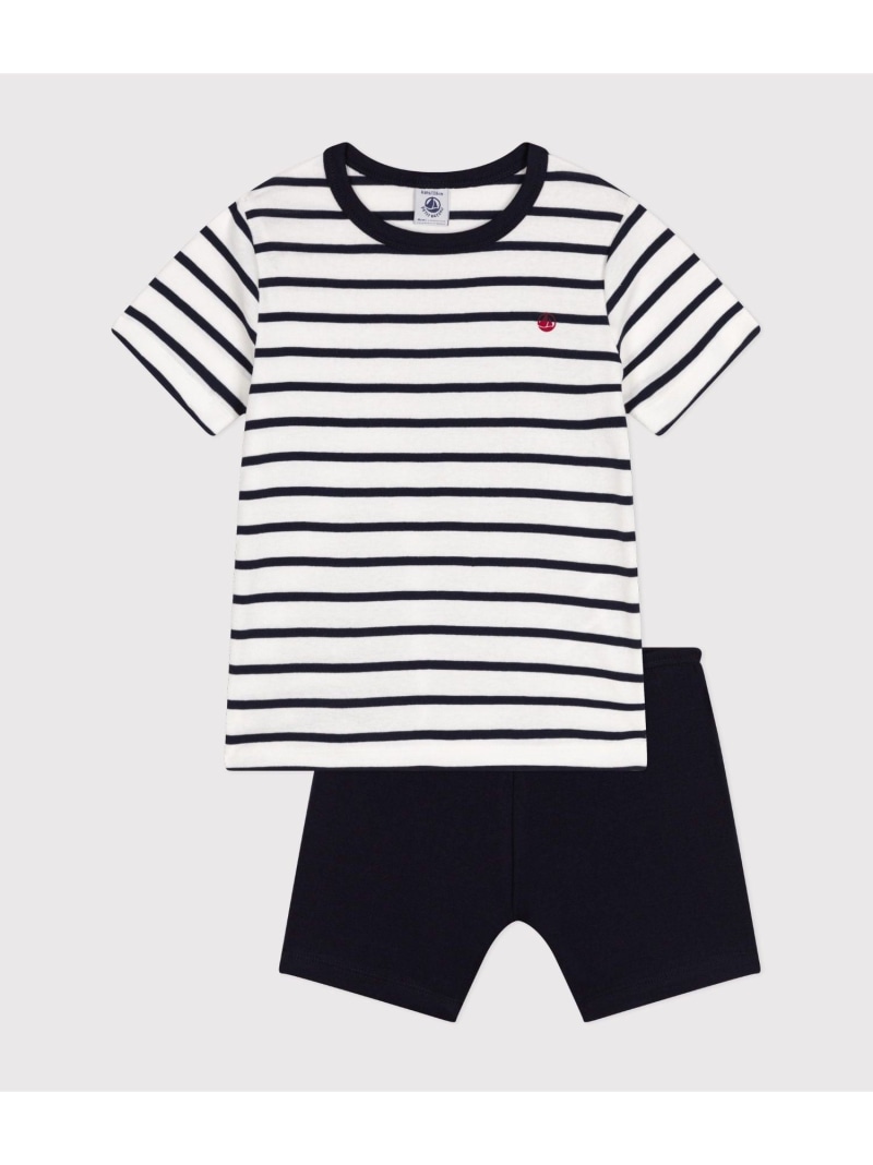 マリニエール半袖パジャマ PETIT BATEAU プチバトー インナー・ルームウェア パジャマ【送料無料】[ Fashion]