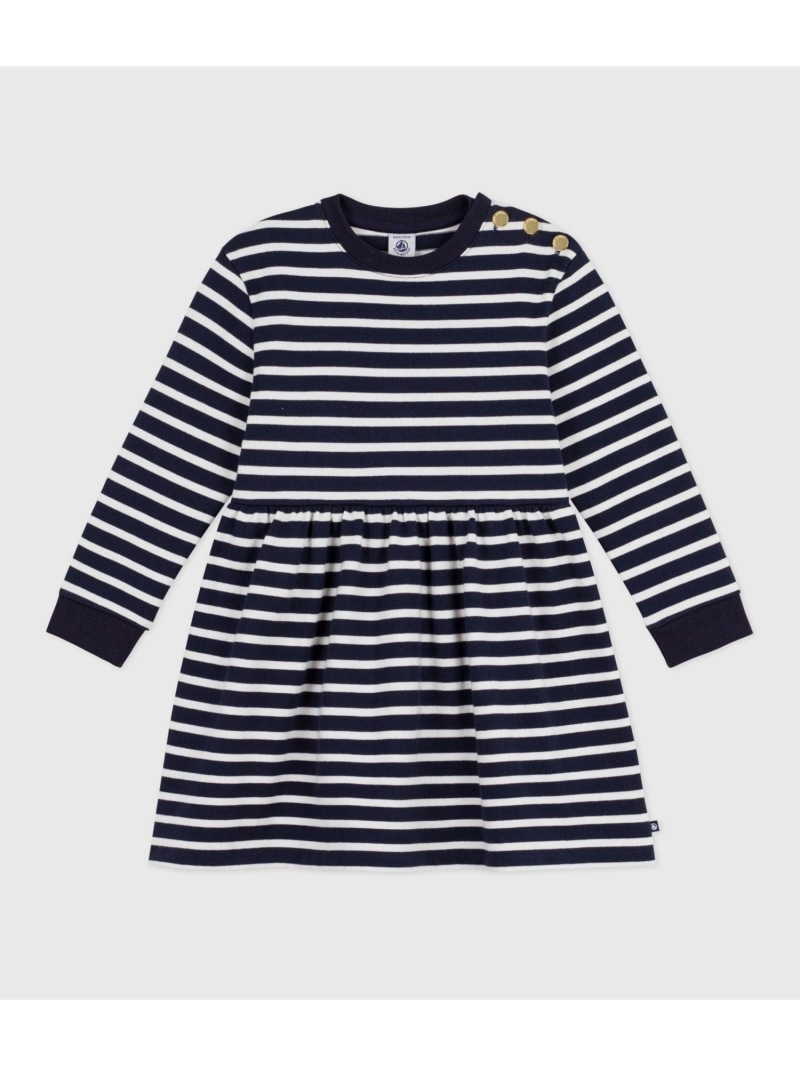 【SALE／10%OFF】ワンピース PETIT BATEAU プチバトー ワンピース・ドレス ワンピース ホワイト【RBA_E】【送料無料】[ Fashion] 9,009円