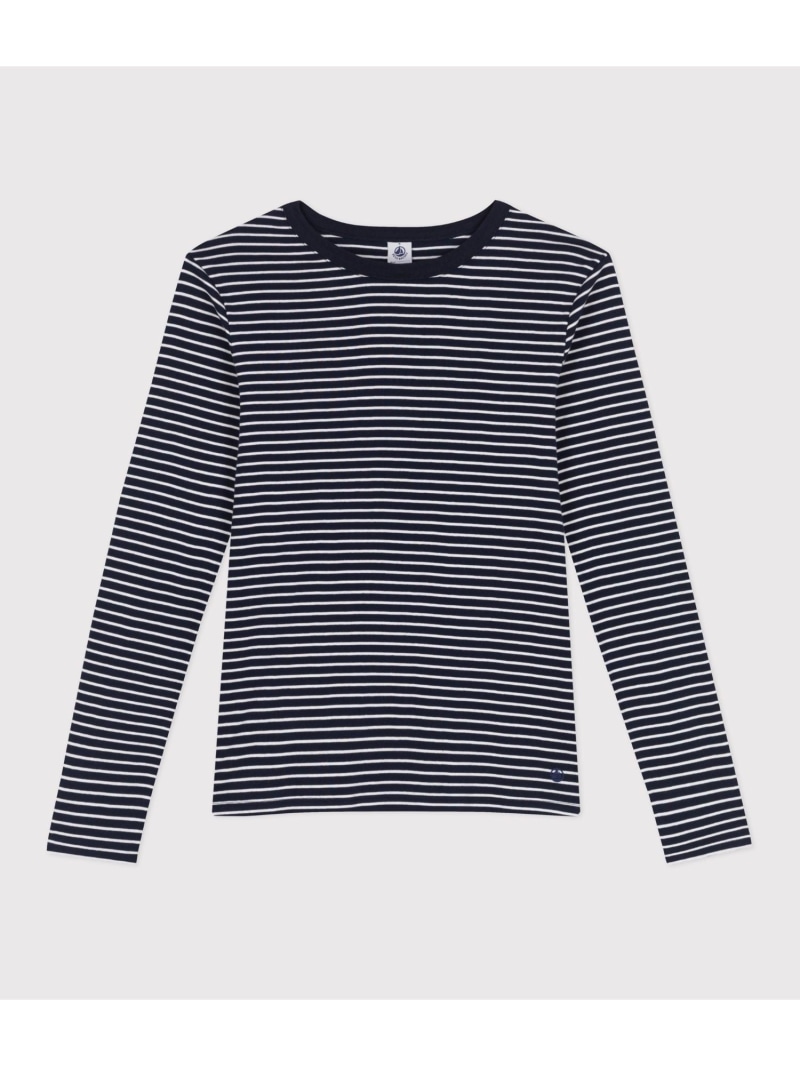 tシャツ マリニエールクルーネック長袖Ｔシャツ レディース PETIT BATEAU｜マリニエールクルーネック長袖Tシャツ | Rakuten