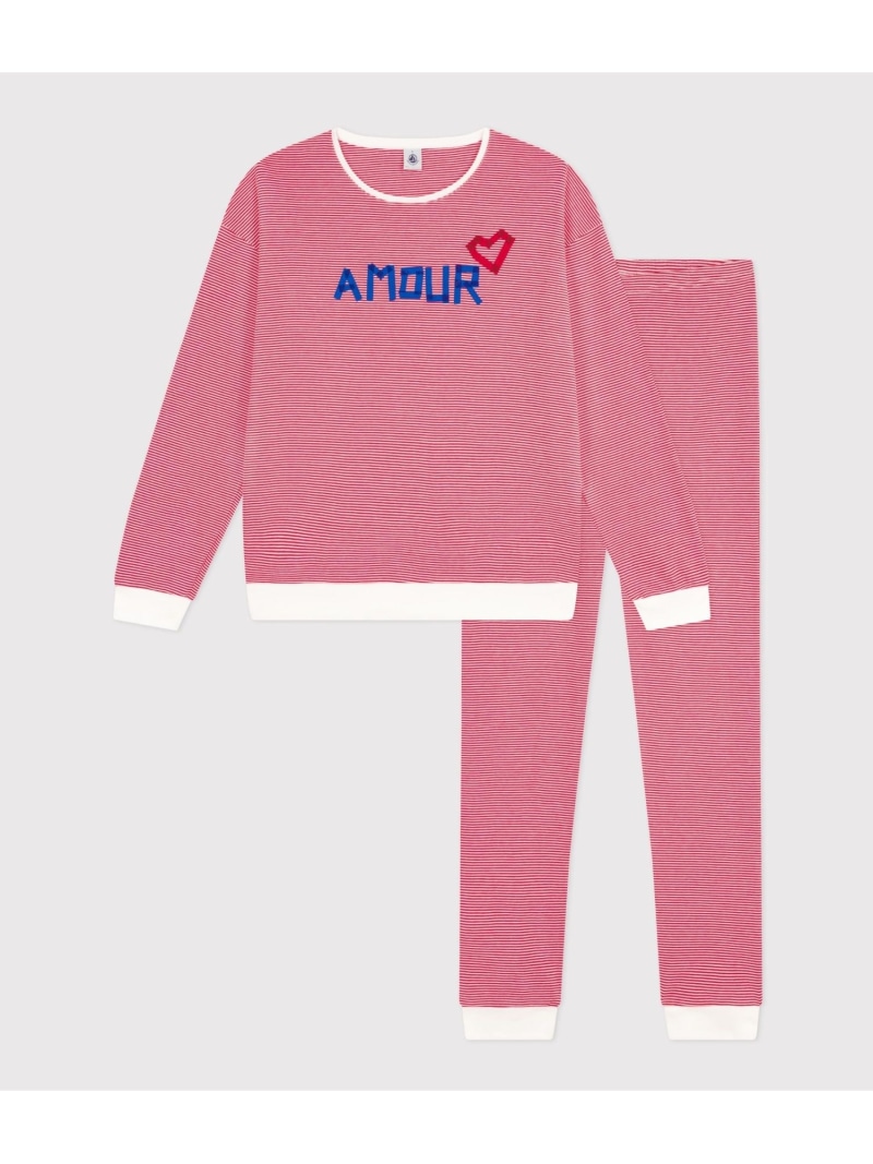楽天市場】【SALE／20%OFF】(M)ミラレ長袖パジャマ PETIT BATEAU