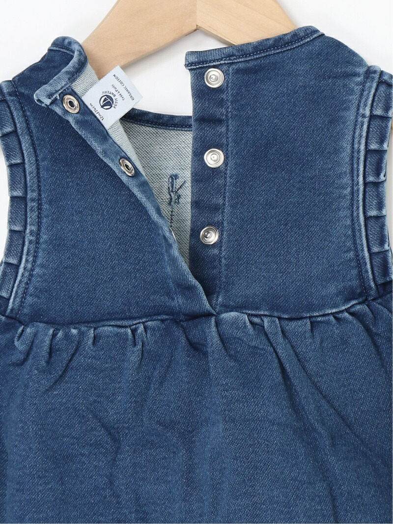 K デニムジャンパースカート Petit Bateau プチバトー