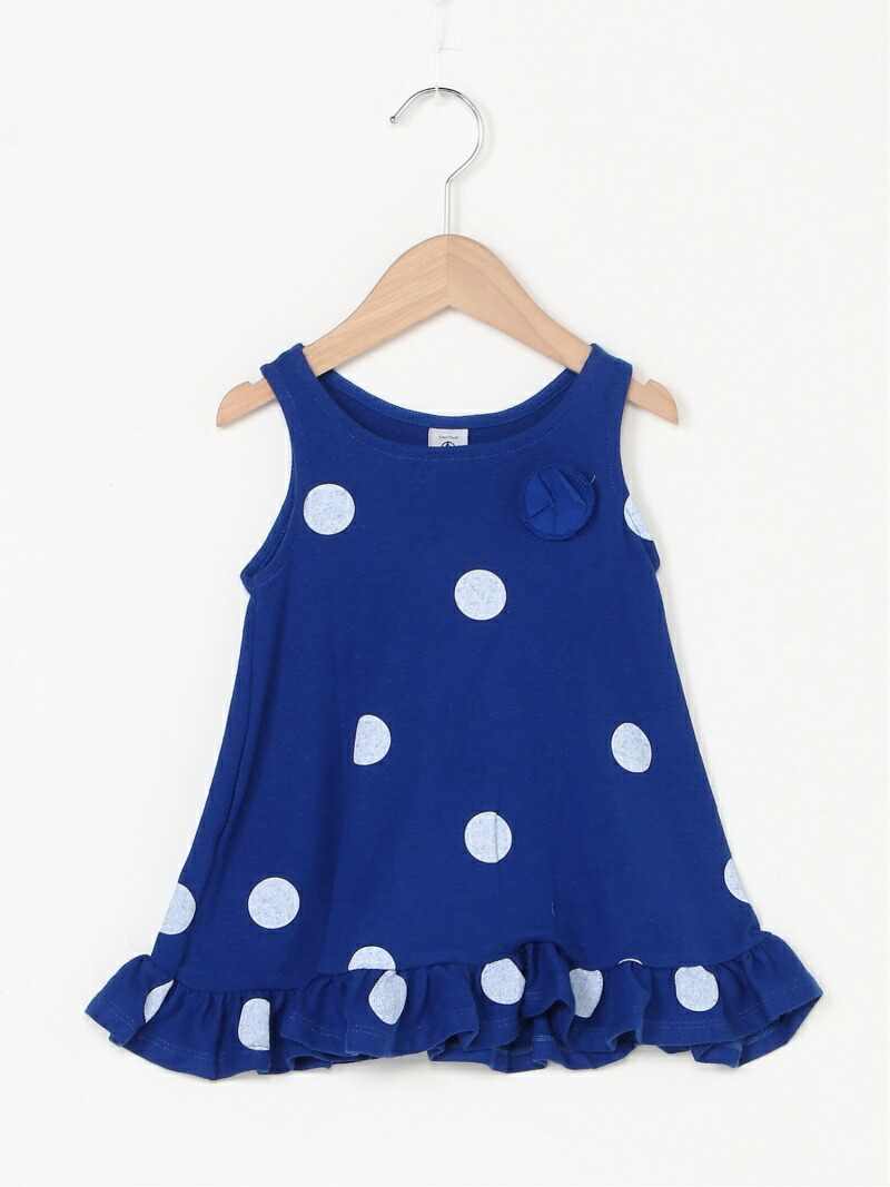 K コットンリネンドットプリントノースリーブワン太平 Petit Bateau プチバトー ワンピース キッズワンピース 青味 送料無料 Rakuten Fashion Ladylibertybrands Com