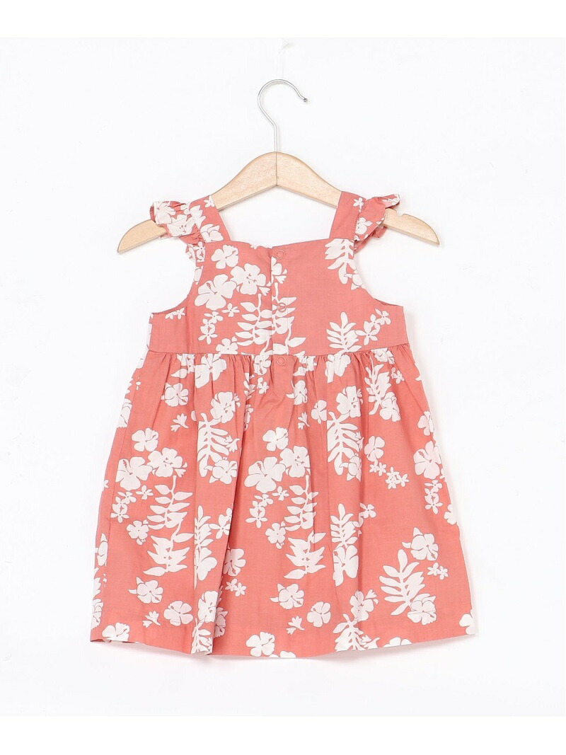 K ハワイアンプリントワンピース Bateau Fashion Petit Rakuten キッズワンピース ピンク プチバトー ワンピース 豪奢な Petit
