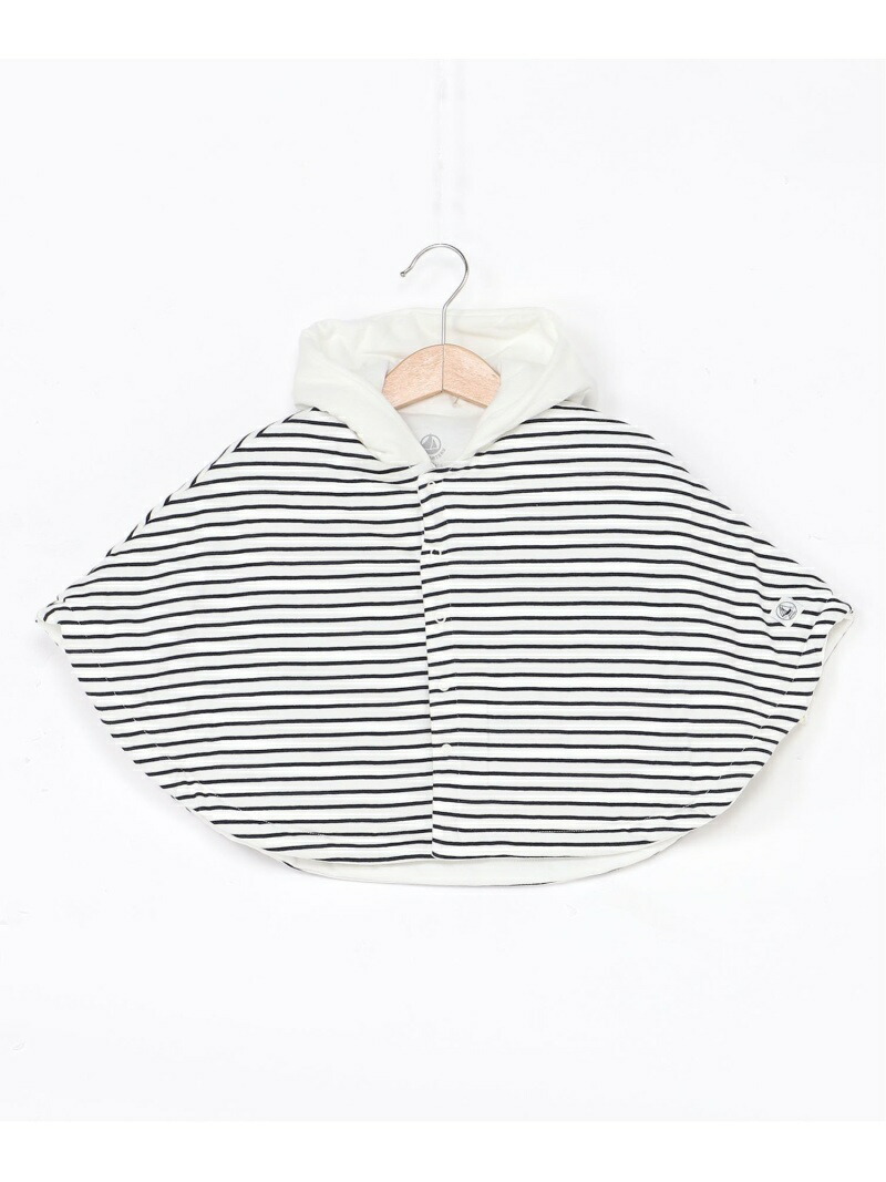 1963円 最大60%OFFクーポン K 耳付きマリニエールケープ PETIT BATEAU プチバトー コート ジャケット キッズアウター ホワイト Rakuten Fashion